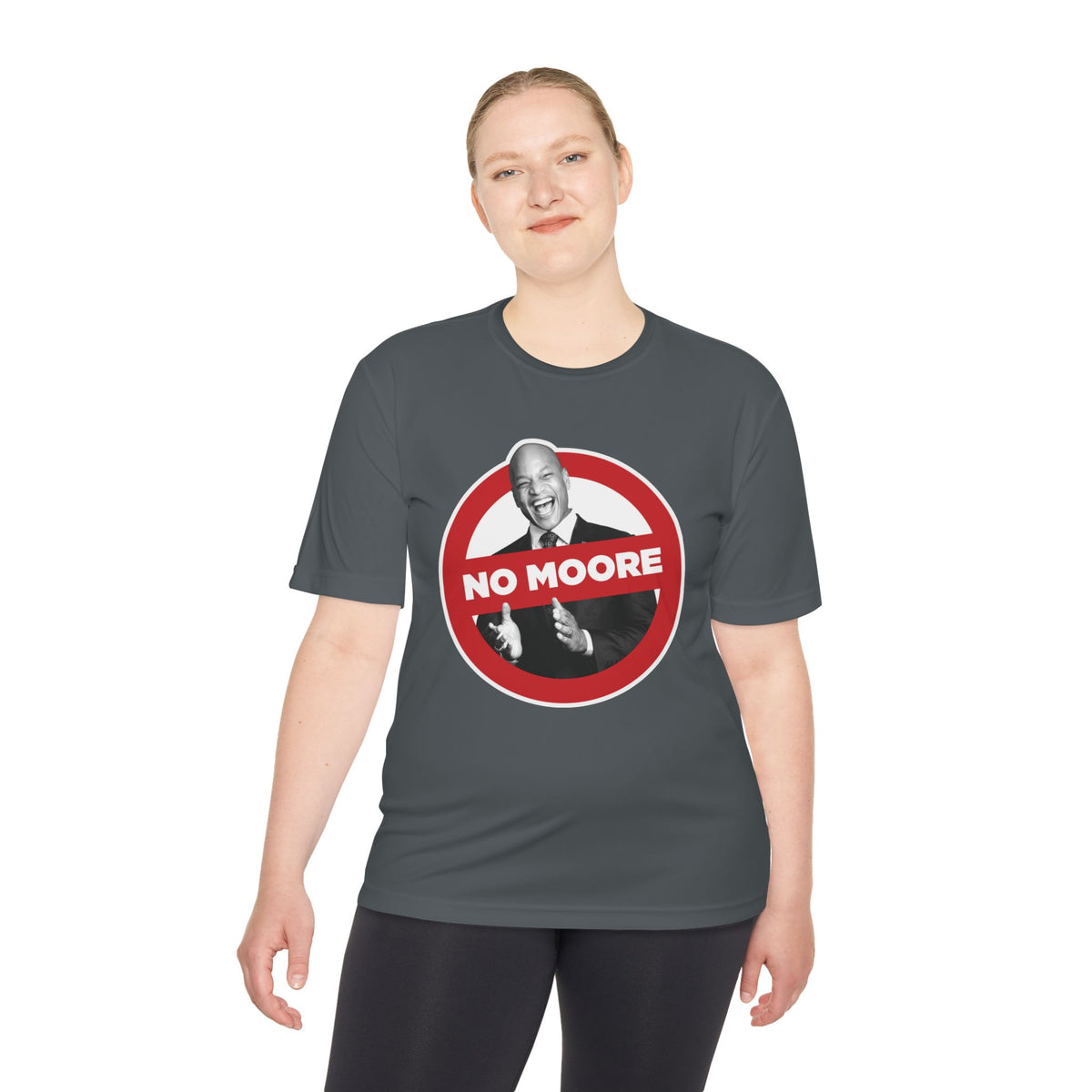 I Am No Moore Moisture-Wicking Workout Tee — Route 50