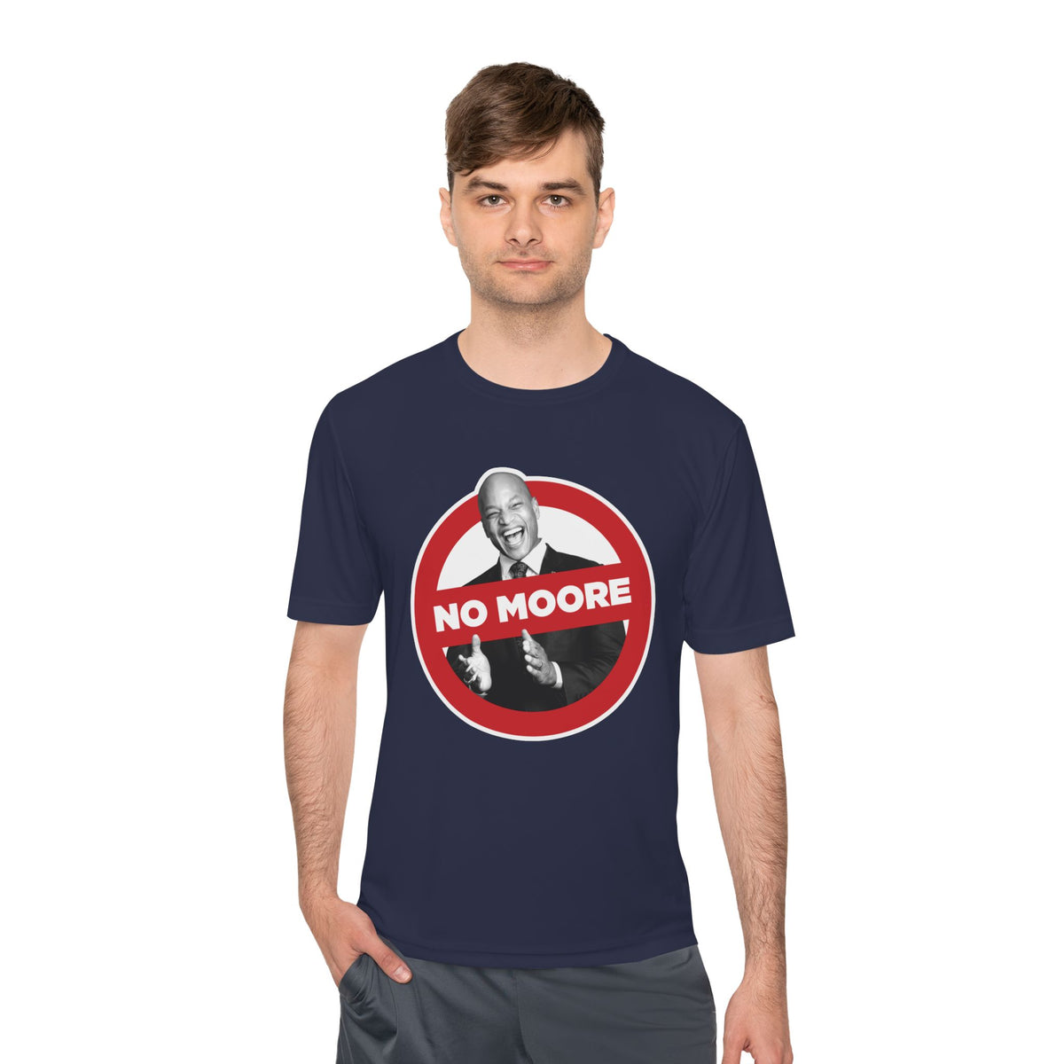 I Am No Moore Moisture-Wicking Workout Tee — Route 50