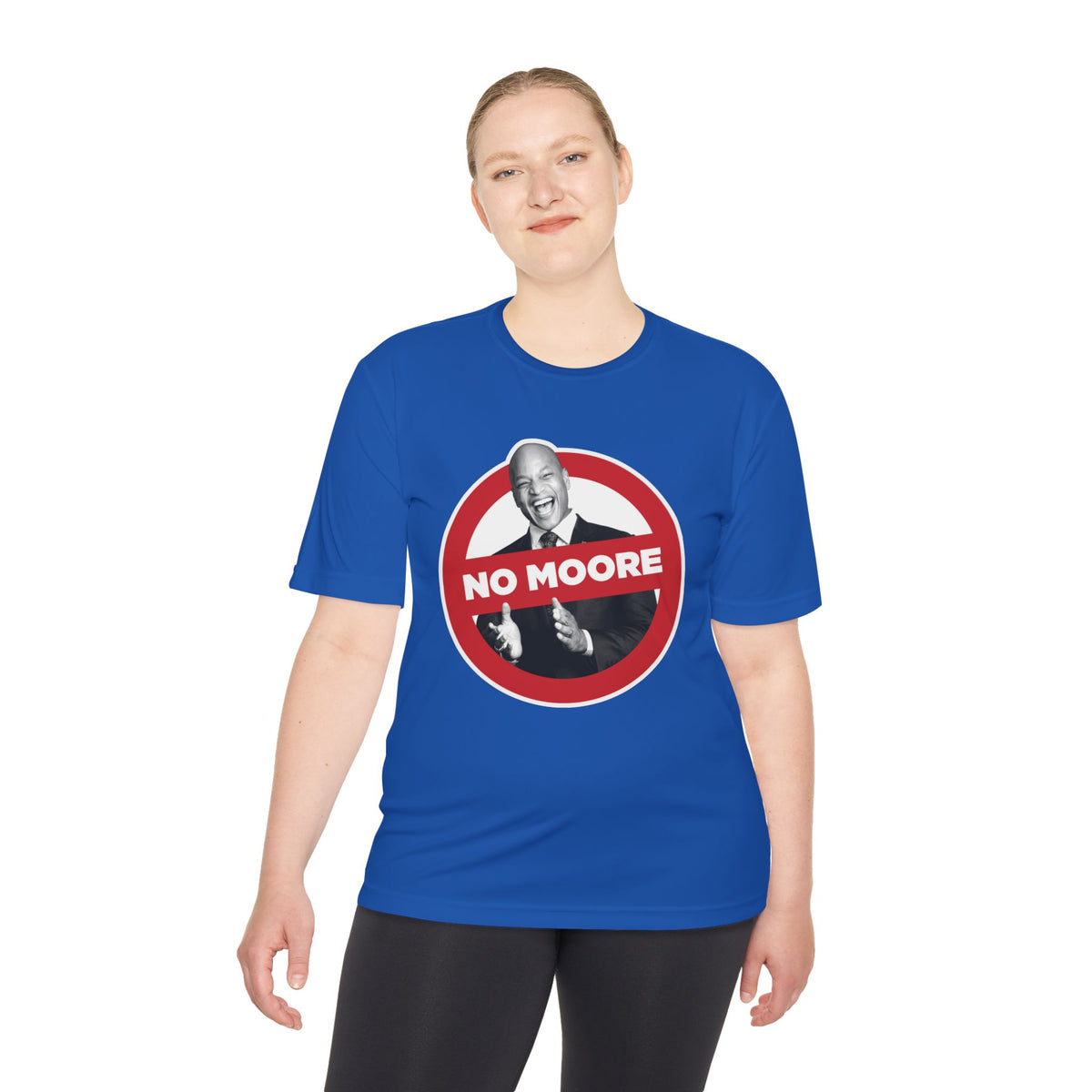 I Am No Moore Moisture-Wicking Workout Tee — Route 50