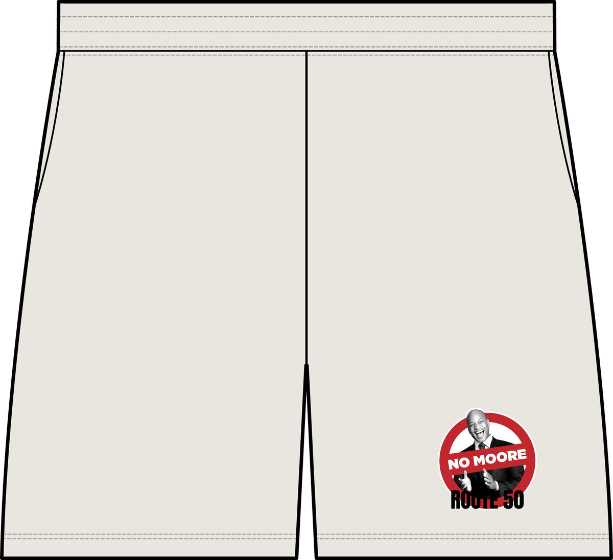 I Am No Moore Pique Gym Shorts — Route 50