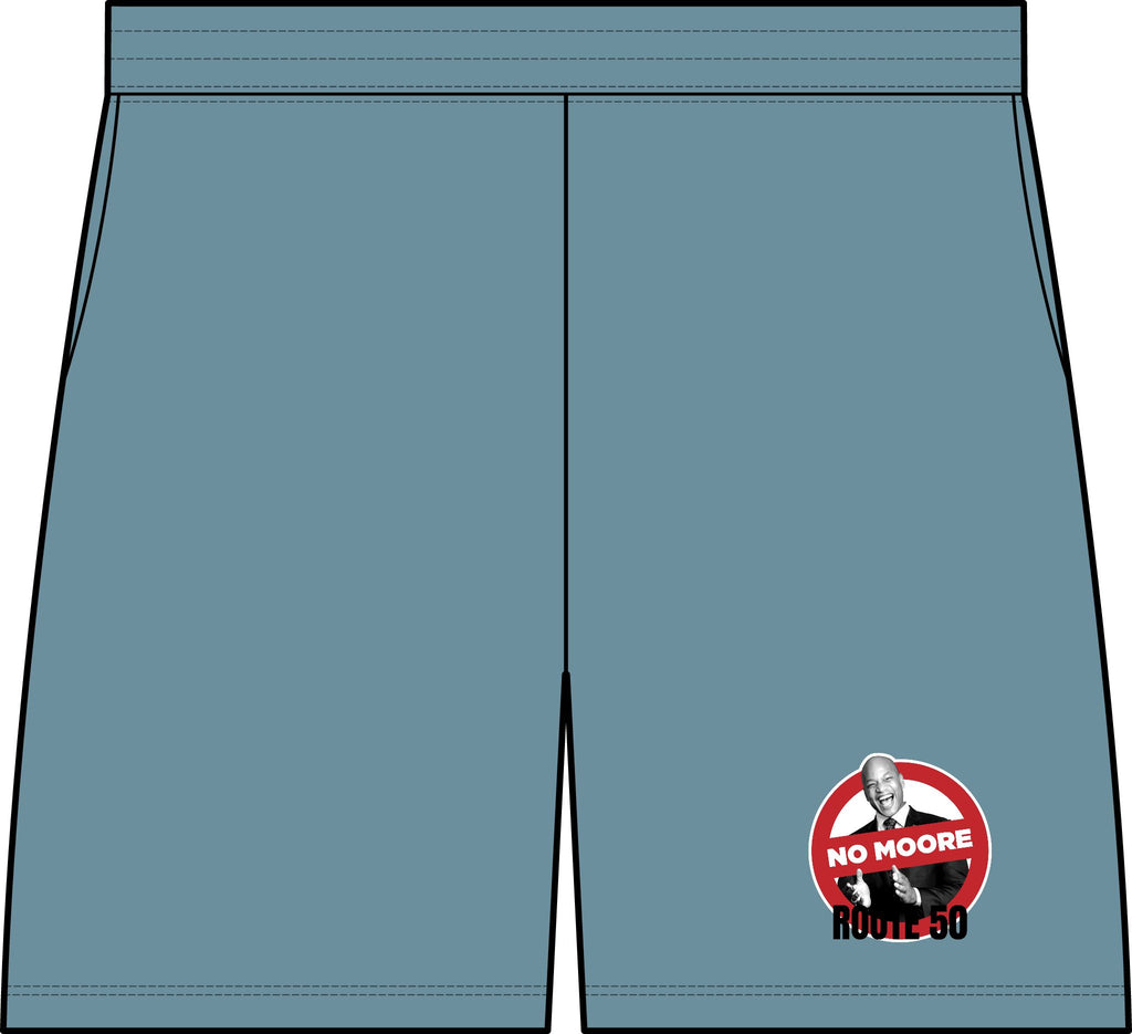 I Am No Moore Pique Gym Shorts — Route 50